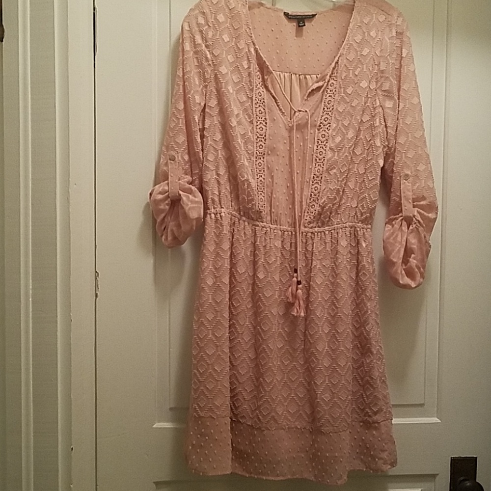 Dusty pink 3/4 dress